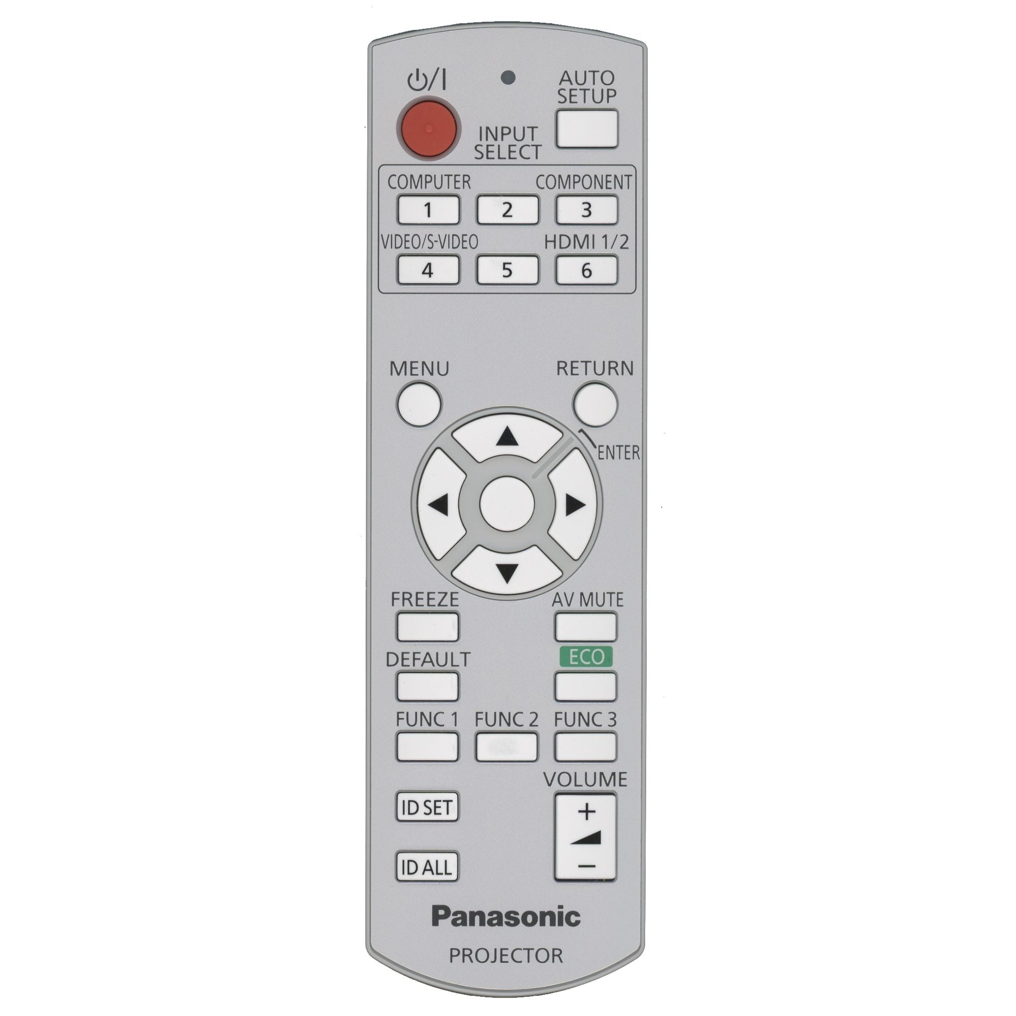 Control remoto para proyector Panasonic N2QAYB000696