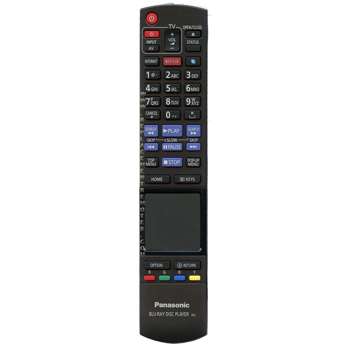 Control remoto de Blu-ray Panasonic N2QAYB000766