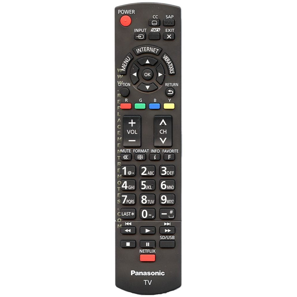 Control remoto para TV Panasonic N2QAYB000778