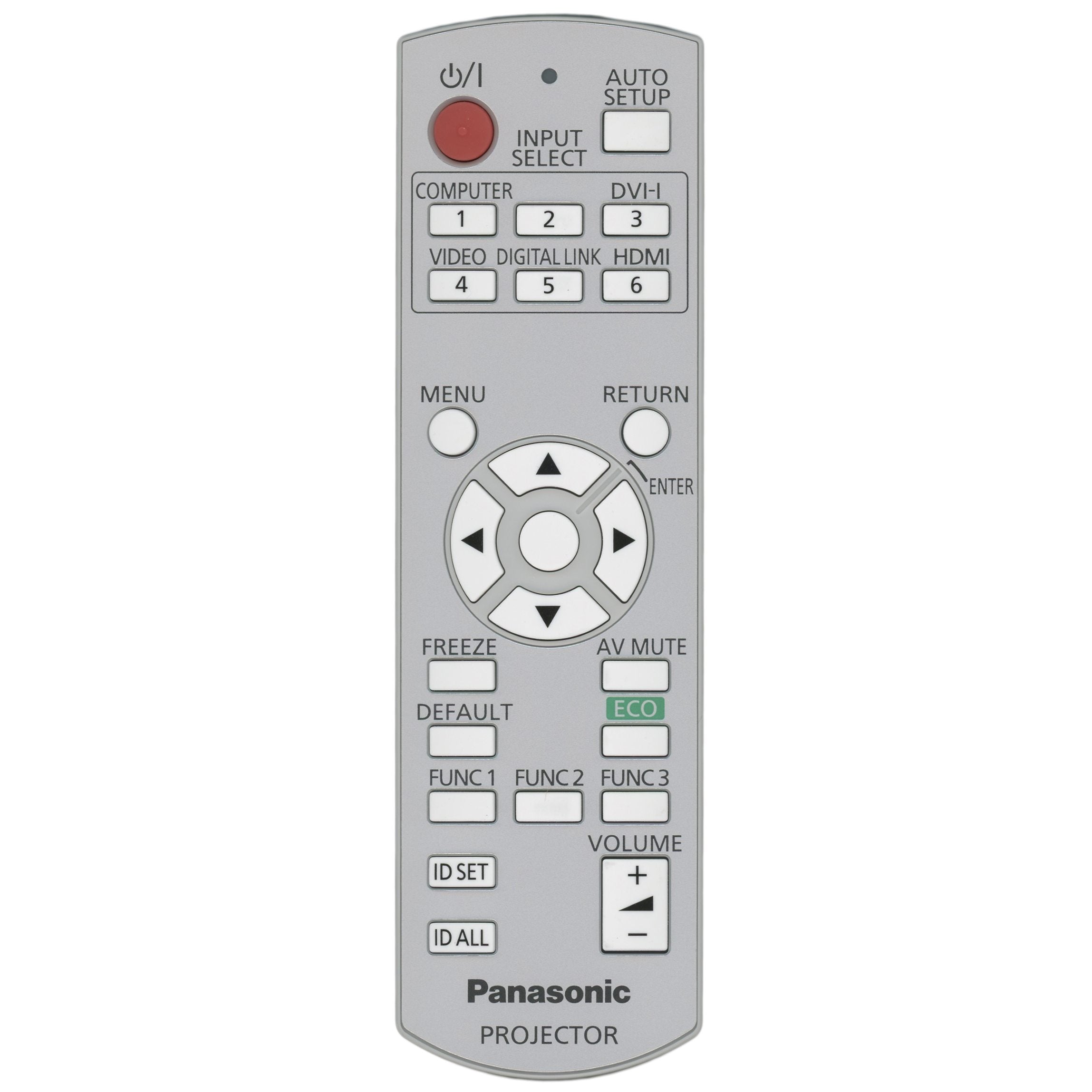 Control remoto para proyector Panasonic N2QAYB000812
