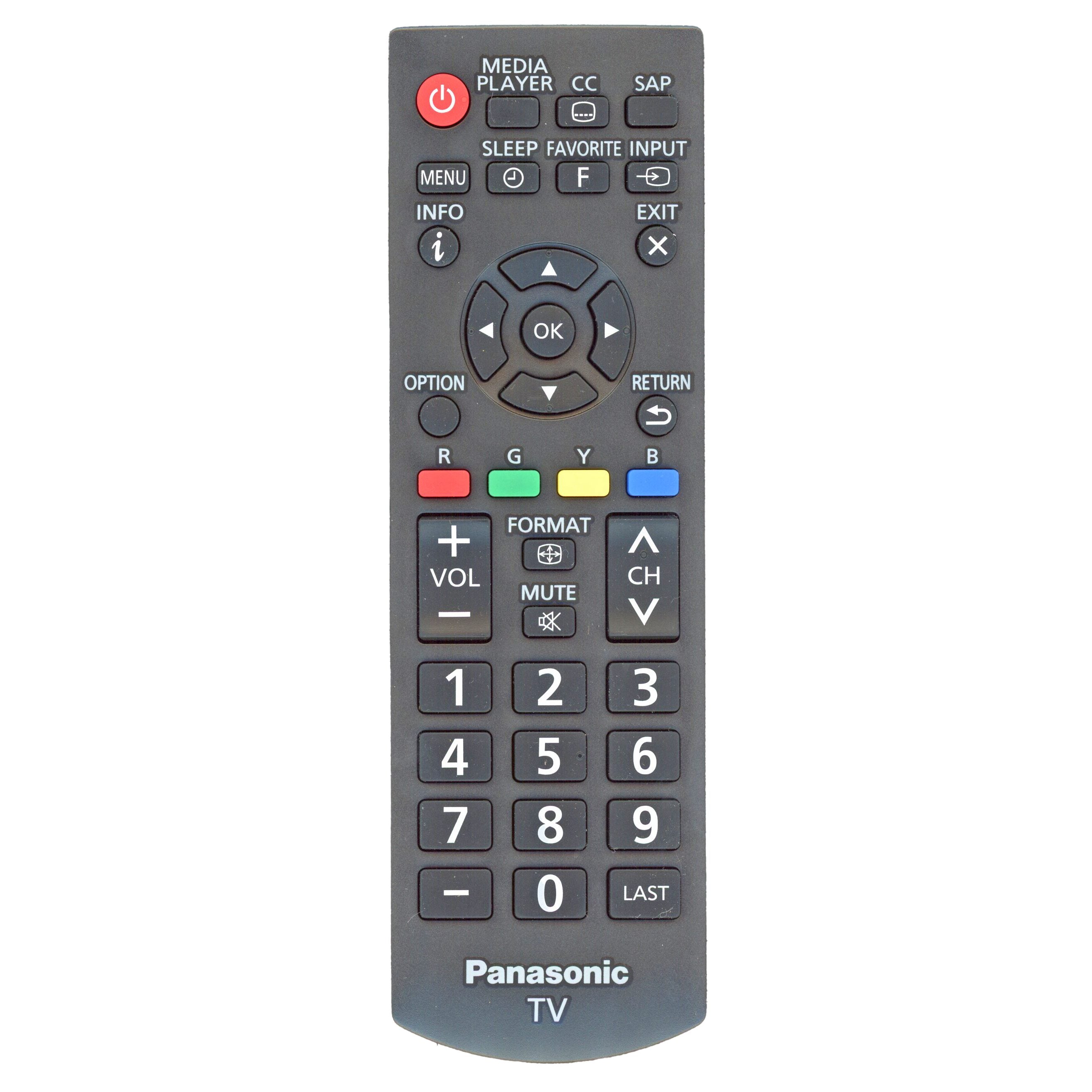 Panasonic N2QAYB000820 TV Remote Control - N2QAYB000820
