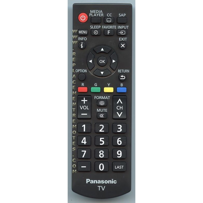 Télécommande pour téléviseur Panasonic N2QAYB000820 - N2QAYB000820