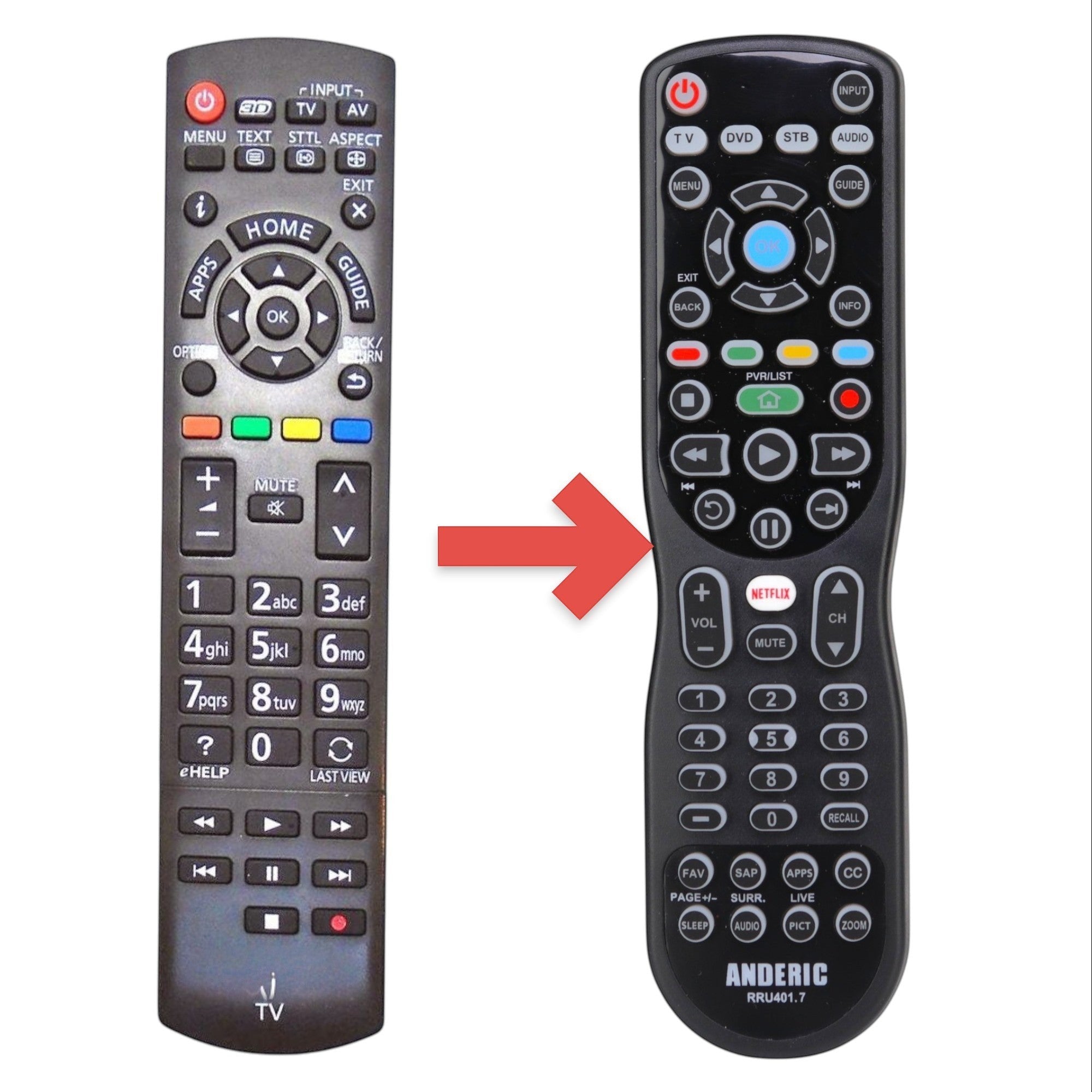 Control remoto para TV Panasonic N2QAYB000829