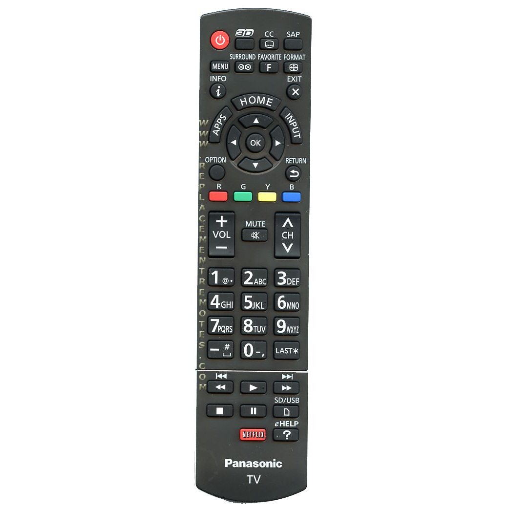Télécommande pour téléviseur Panasonic N2QAYB000837