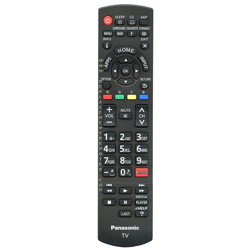 Control remoto para televisor Panasonic N2QAYB000926