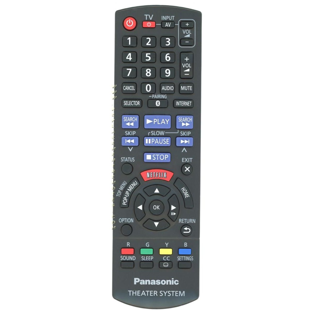 Télécommande pour home cinéma Blu-ray Panasonic N2QAYB000966