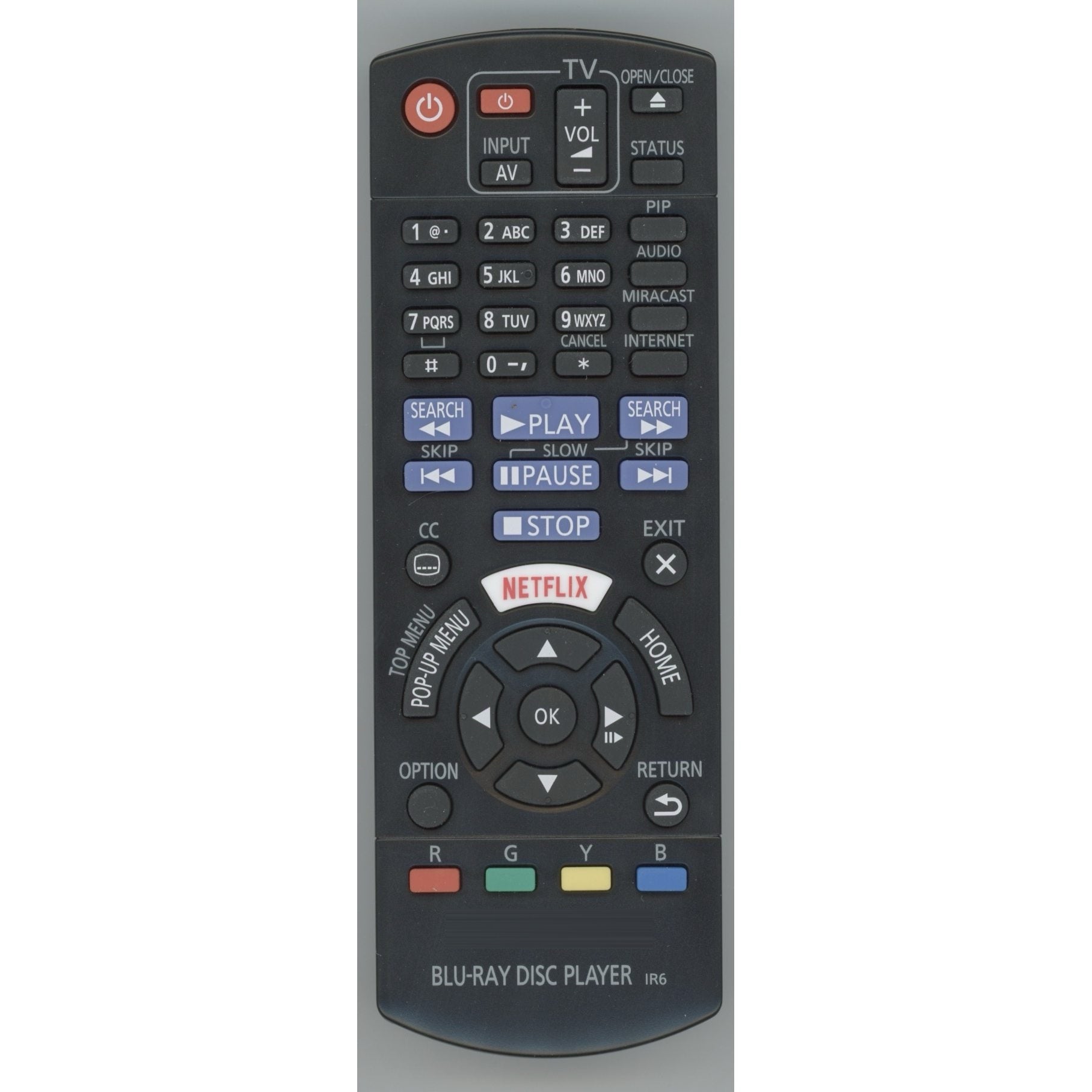 Télécommande Blu-ray Panasonic N2QAYB001023