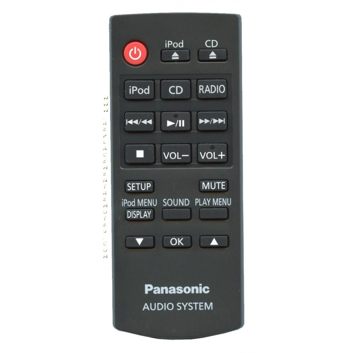 Control remoto de audio Panasonic N2QAYC000056