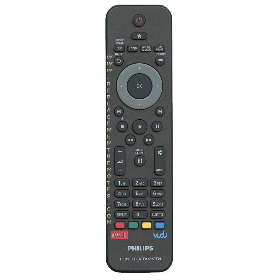 Control remoto para cine en casa con Blu-ray Philips 996510053581