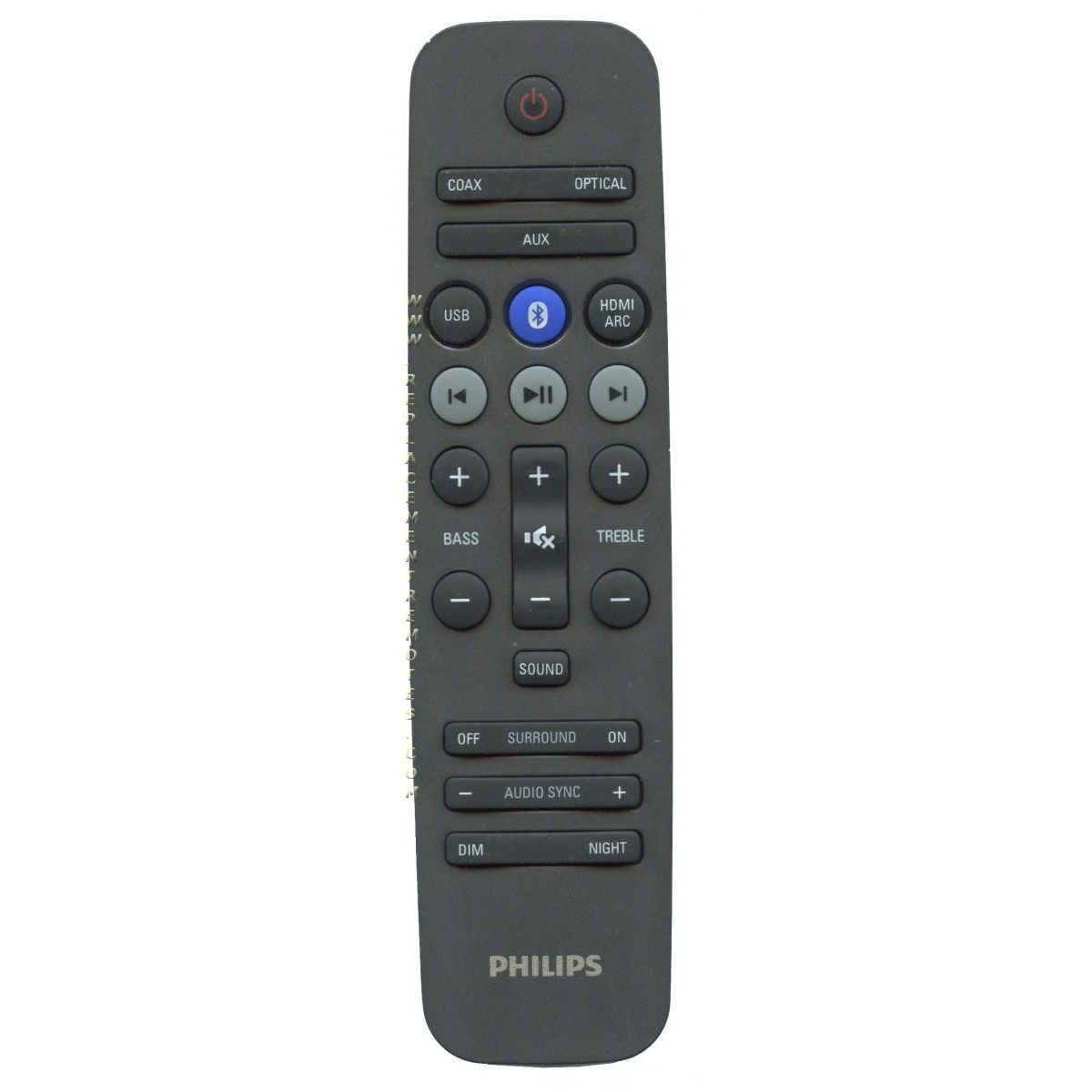 Control remoto de la barra de sonido Philips 996580000536