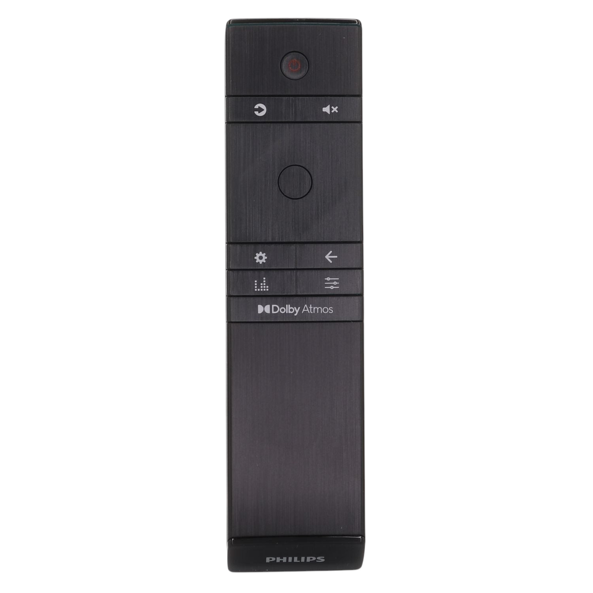 Anderic replacement remote control for Philips Fidelio B97 soundbar with black finish and Dolby Atmos branding