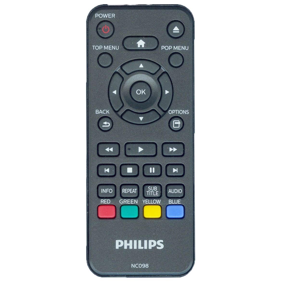 Télécommande Philips NC098UL pour lecteur Blu-ray BDP1502/F7A