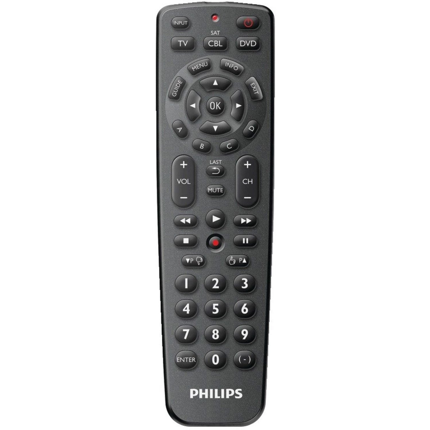 Control remoto universal Philips SRP1103/27 para 3 dispositivos