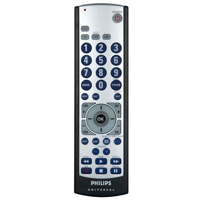 Control remoto universal Philips SRU3003/27 para 3 dispositivos