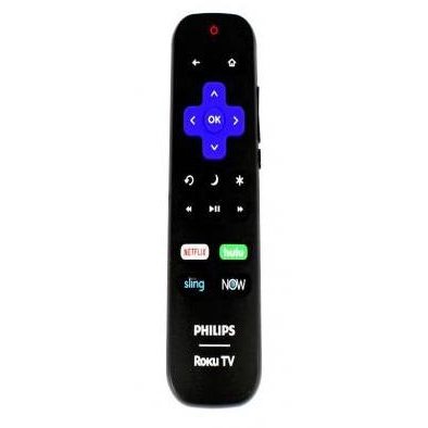 Philips URMT21CND001 Roku TV Remote Control for Enhanced IR Models | Netflix | Hulu | Sling | ATT NOW - URMT21CND001 2019 Roku TV Remote Control