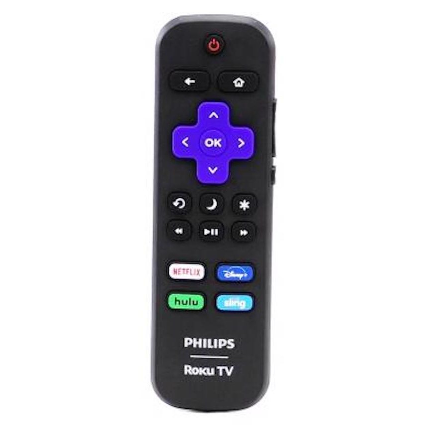 Philips URMT21CND019 Roku TV Remote Control - Netflix, Disney, Hulu, Sling - URMT21CND019