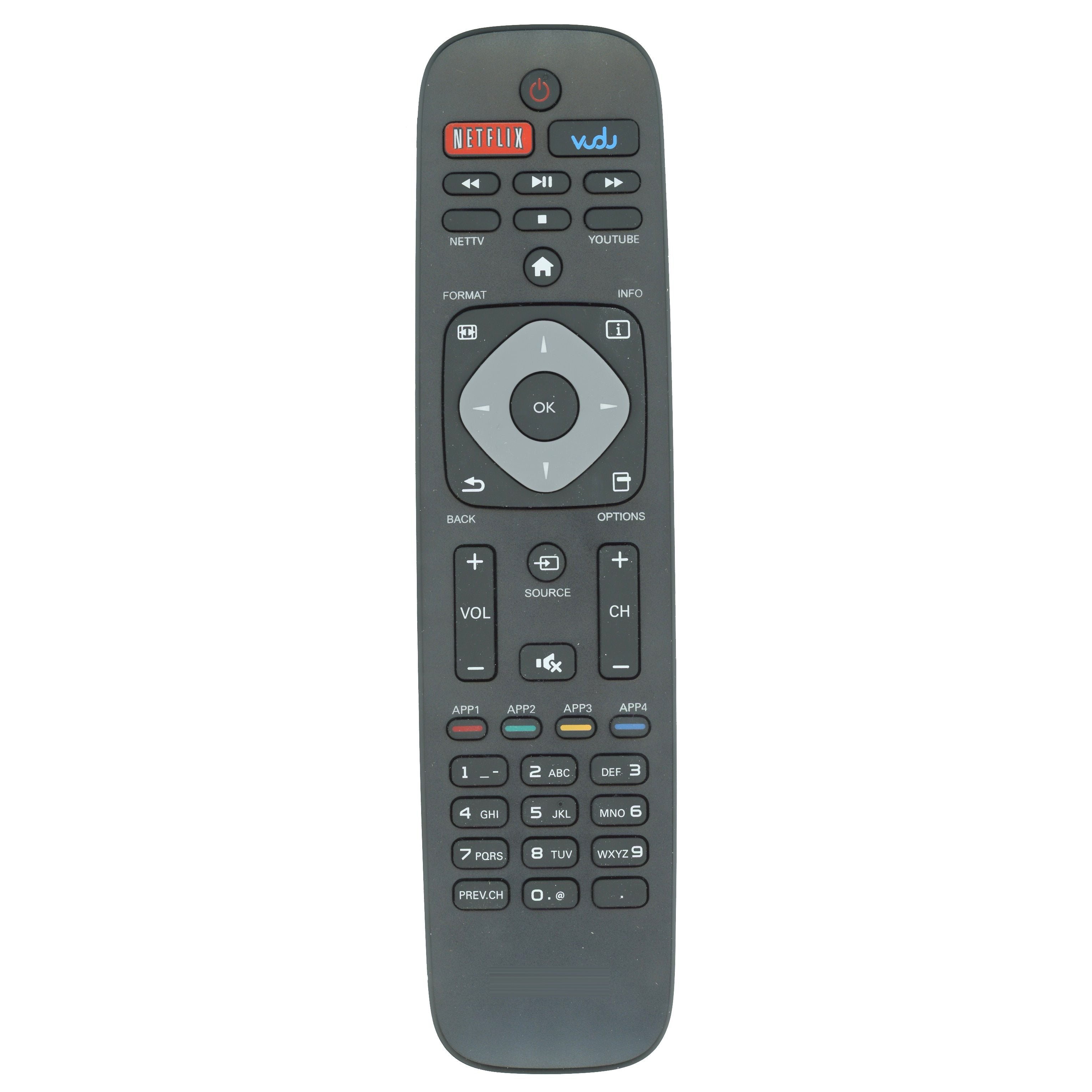 Télécommande pour téléviseur intelligent Philips URMT41JHG012 2017