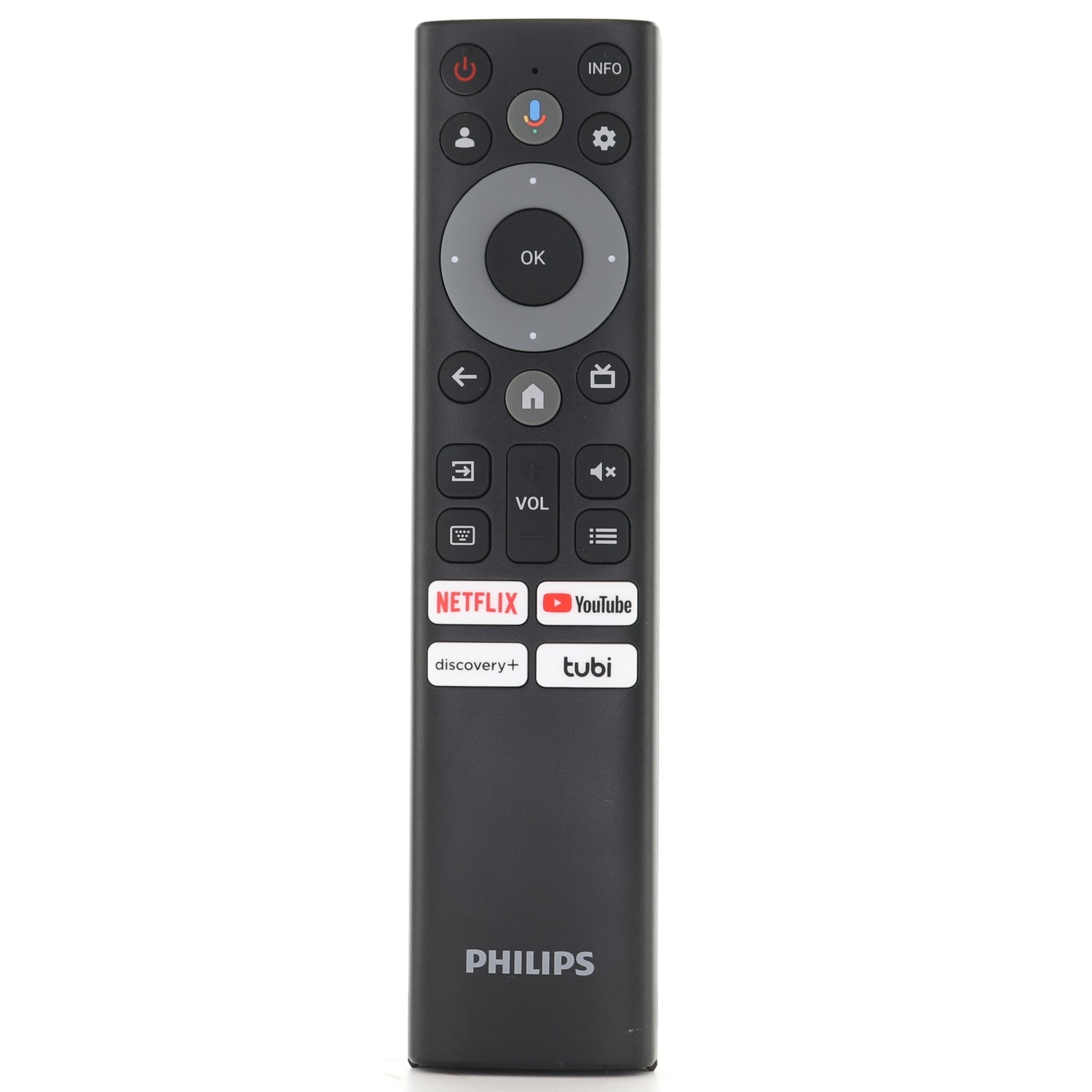 Philips RC860G Google Android TV Remote Control with Voice | 7000 Series | Netflix | Youtube | Discovery+ | tubi