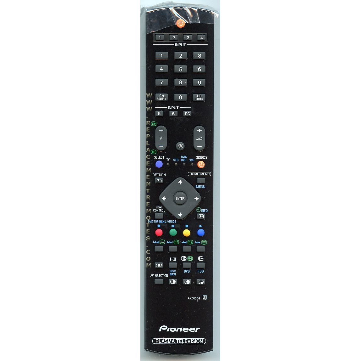 Pioneer AXD1554 Audio Remote Control