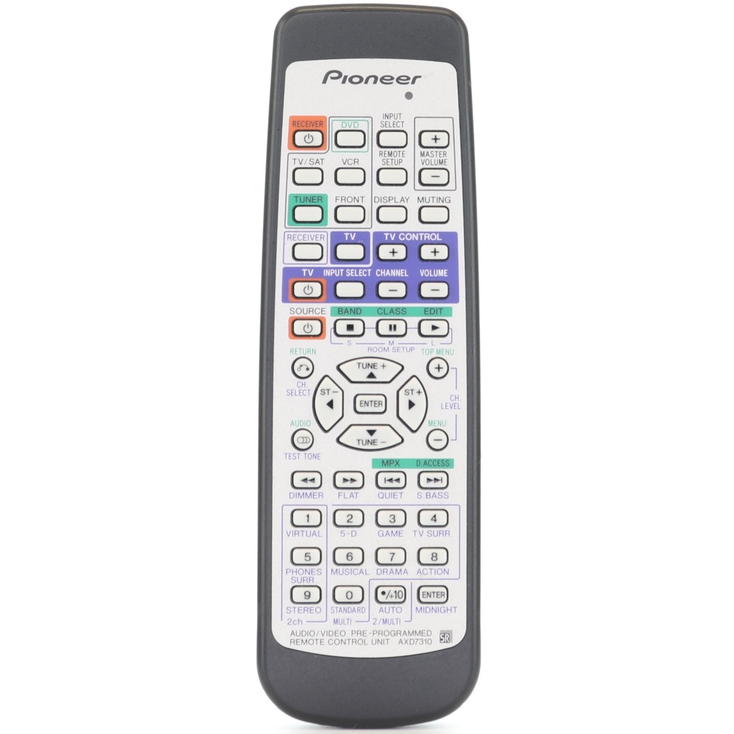 Pioneer AXD7310 Slim DVD Home Theater System Remote Control - AXD7310
