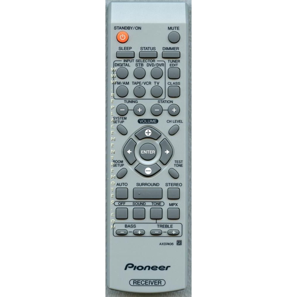 Pioneer AXD7406 Receiver Remote Control