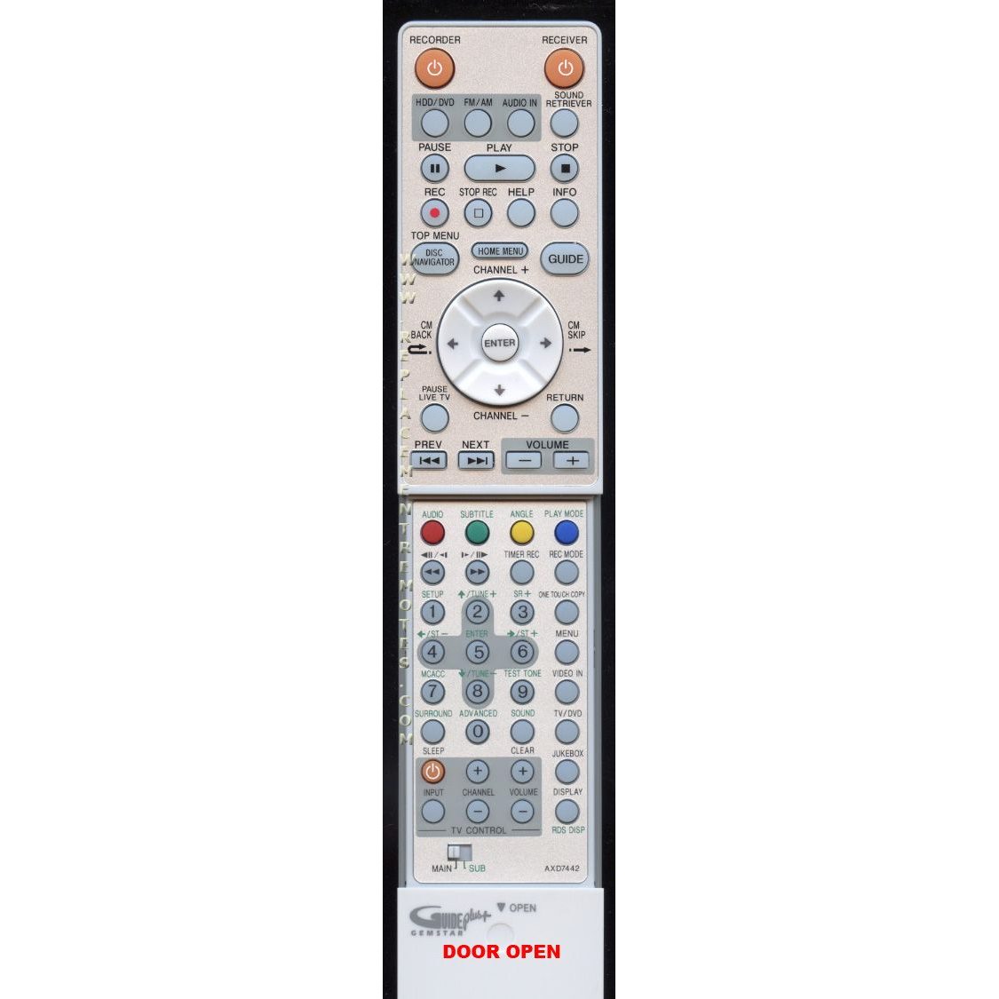 Pioneer AXD7442 Audio Remote Control