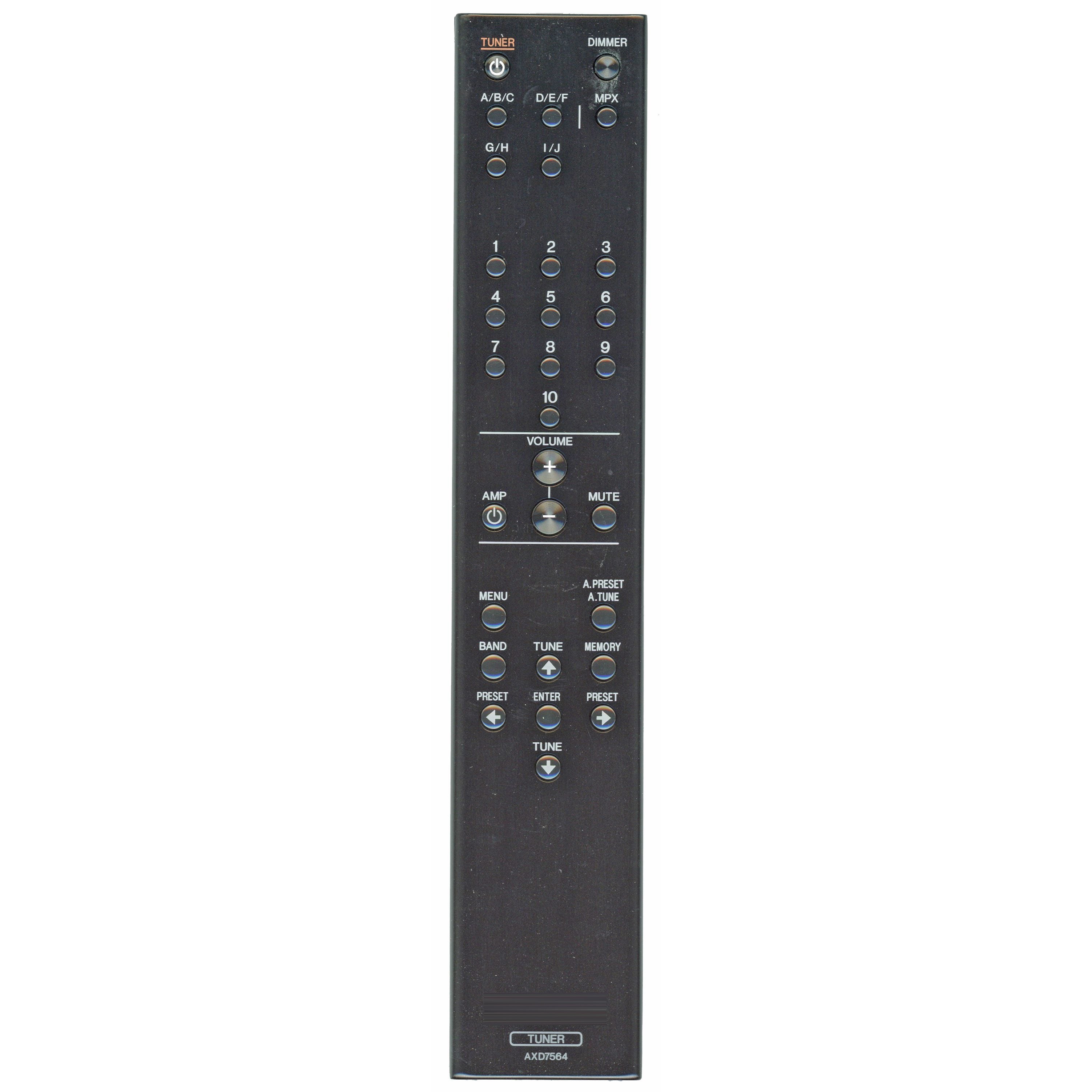 Pioneer AXD7564 FM/AM Tuner Audio Remote Control - AXD7564