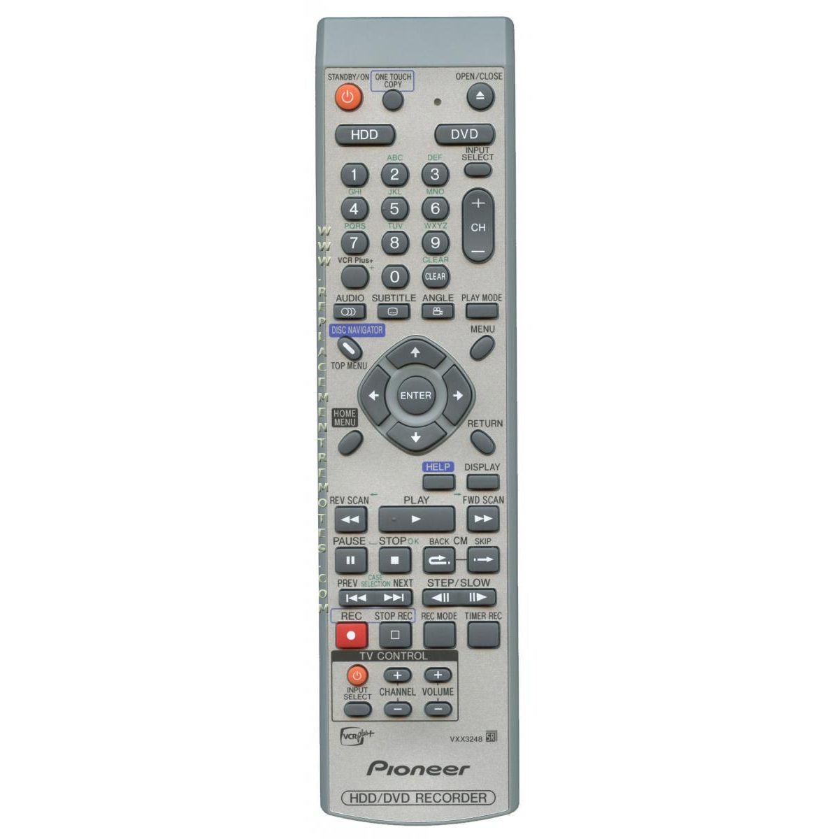 Télécommande pour lecteur DVD-R Pioneer VXX3248