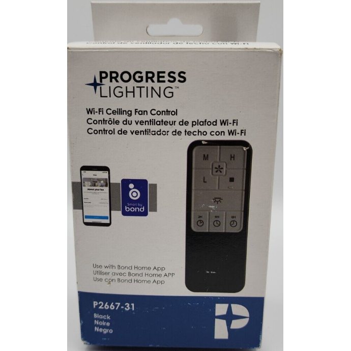 Kit de télécommande Wi-Fi pour ventilateur de plafond AirPro P2667-31 de Progress-Lighting