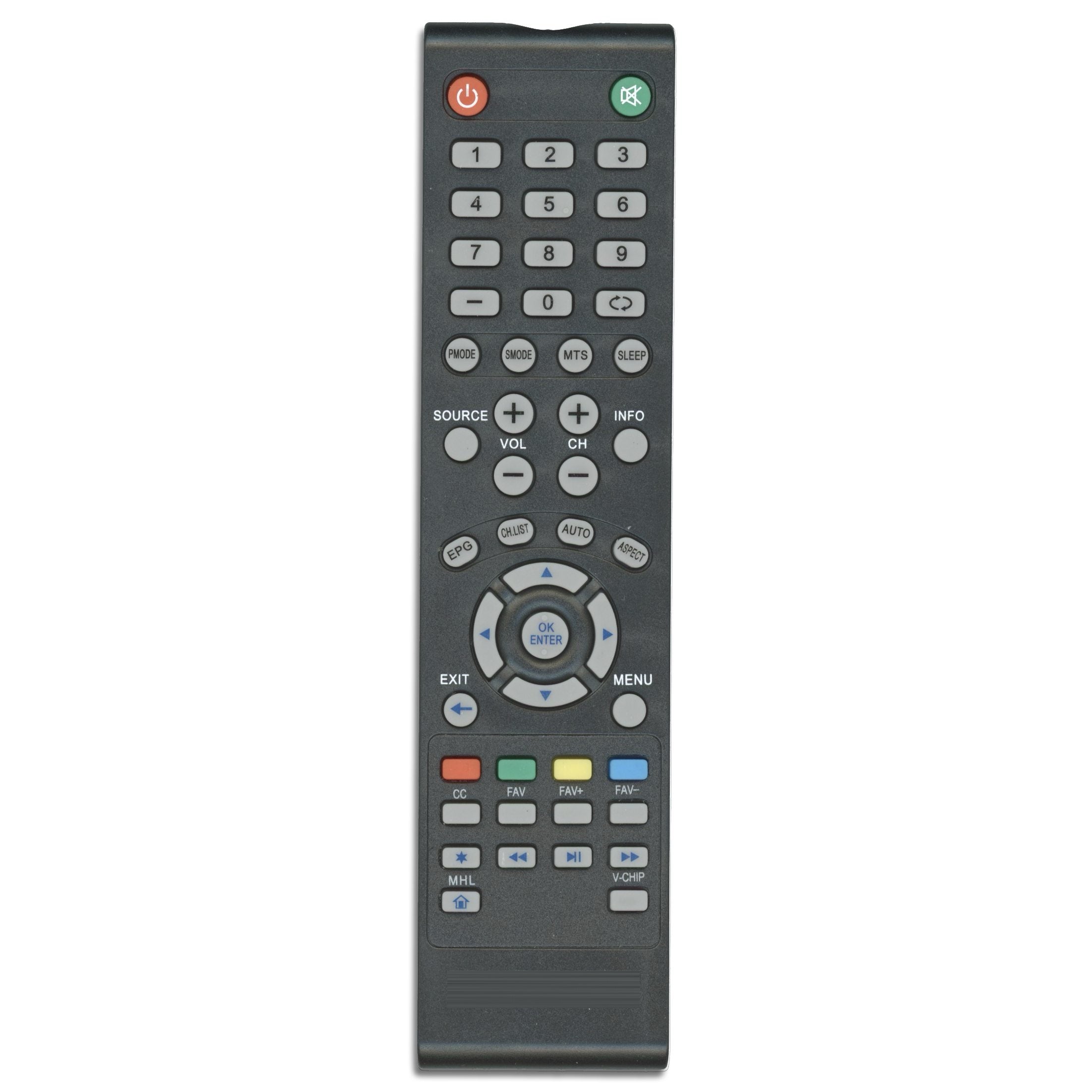 Replacement Black Remote Control For PLUSTV PRO Media Box
