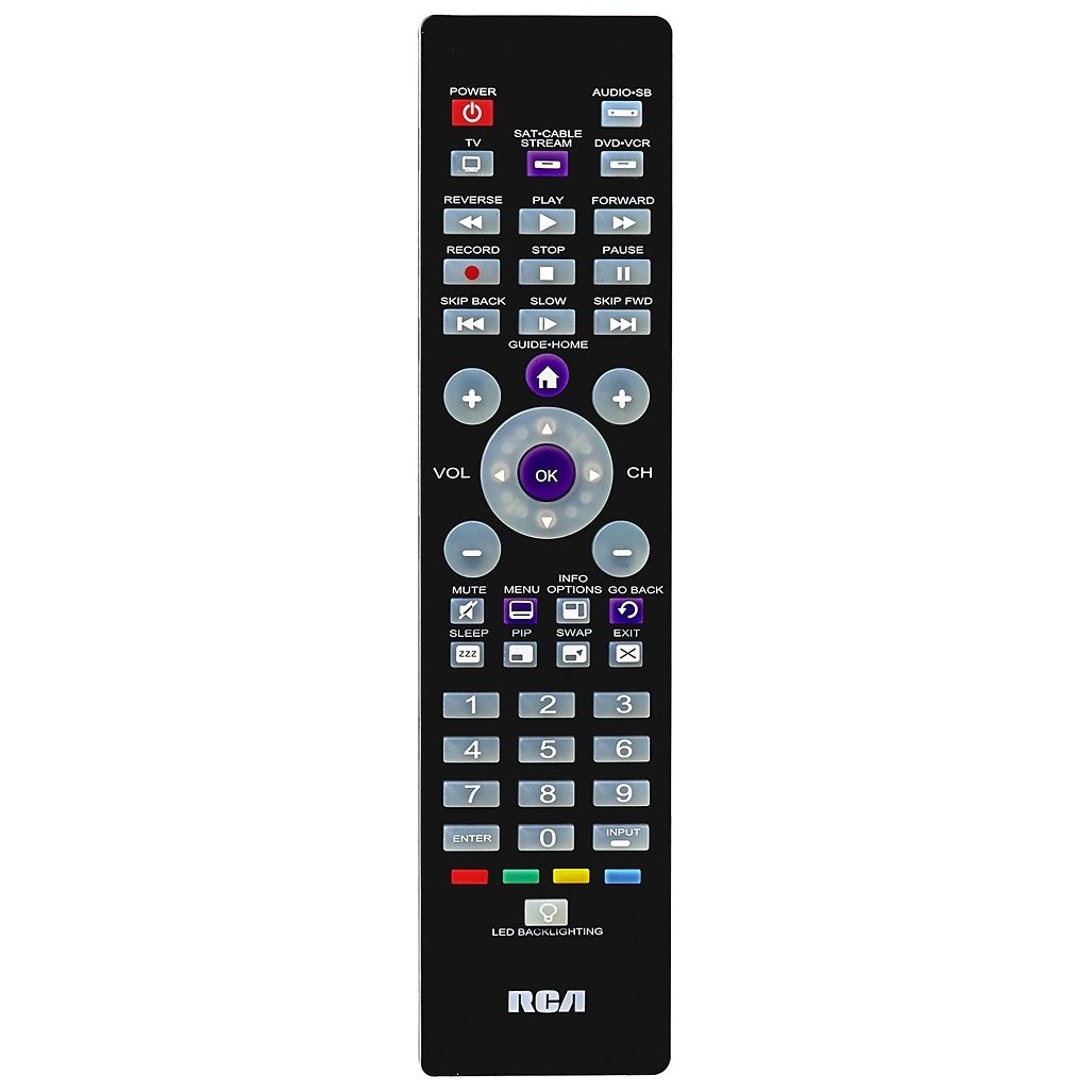 Control remoto universal RCA RCR004RWD para 4 dispositivos