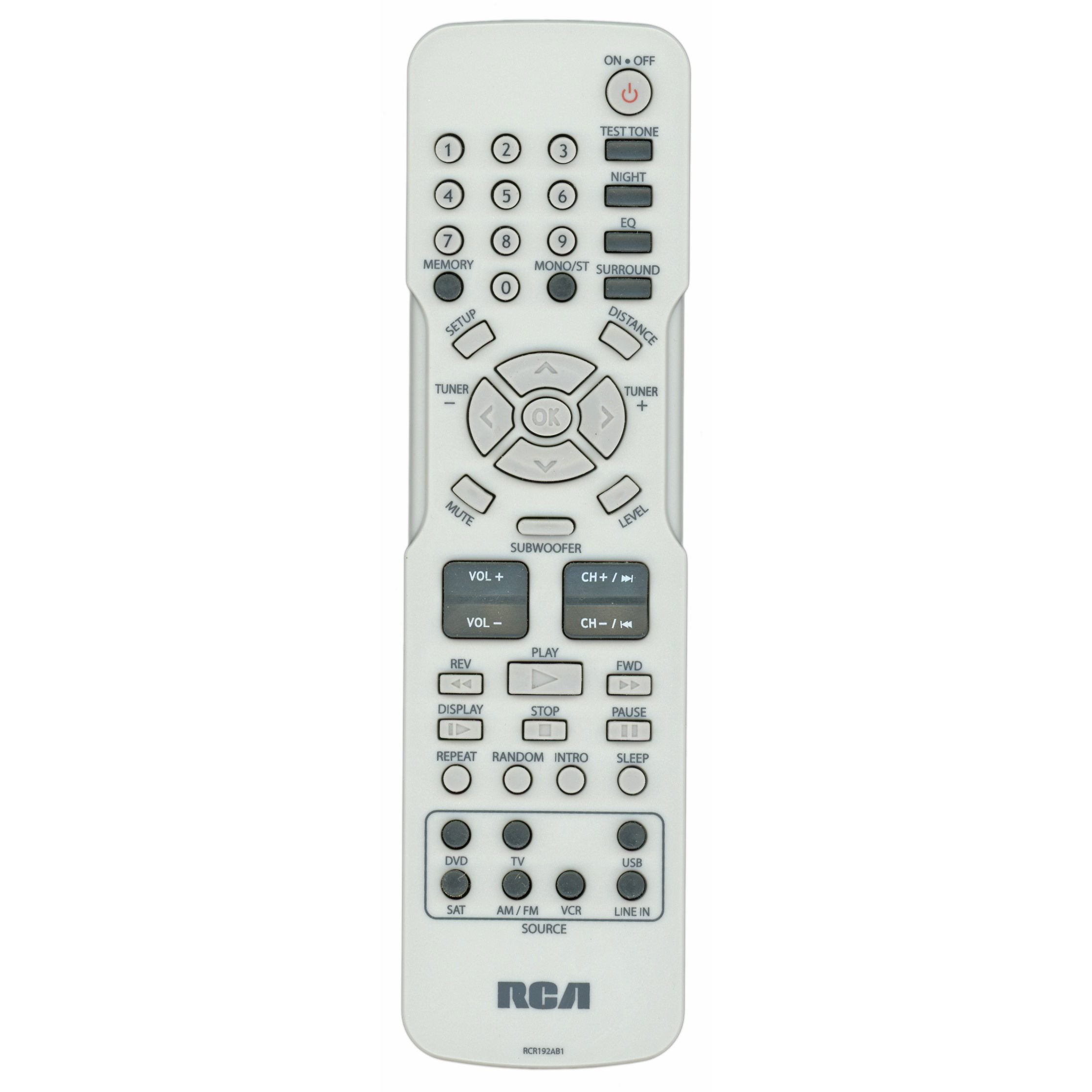 Control remoto para cine en casa RCA RCR192AB1