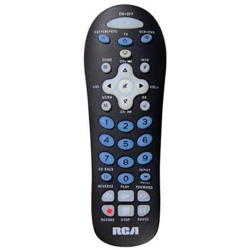 Control remoto universal RCA RCR311BIR para 3 dispositivos