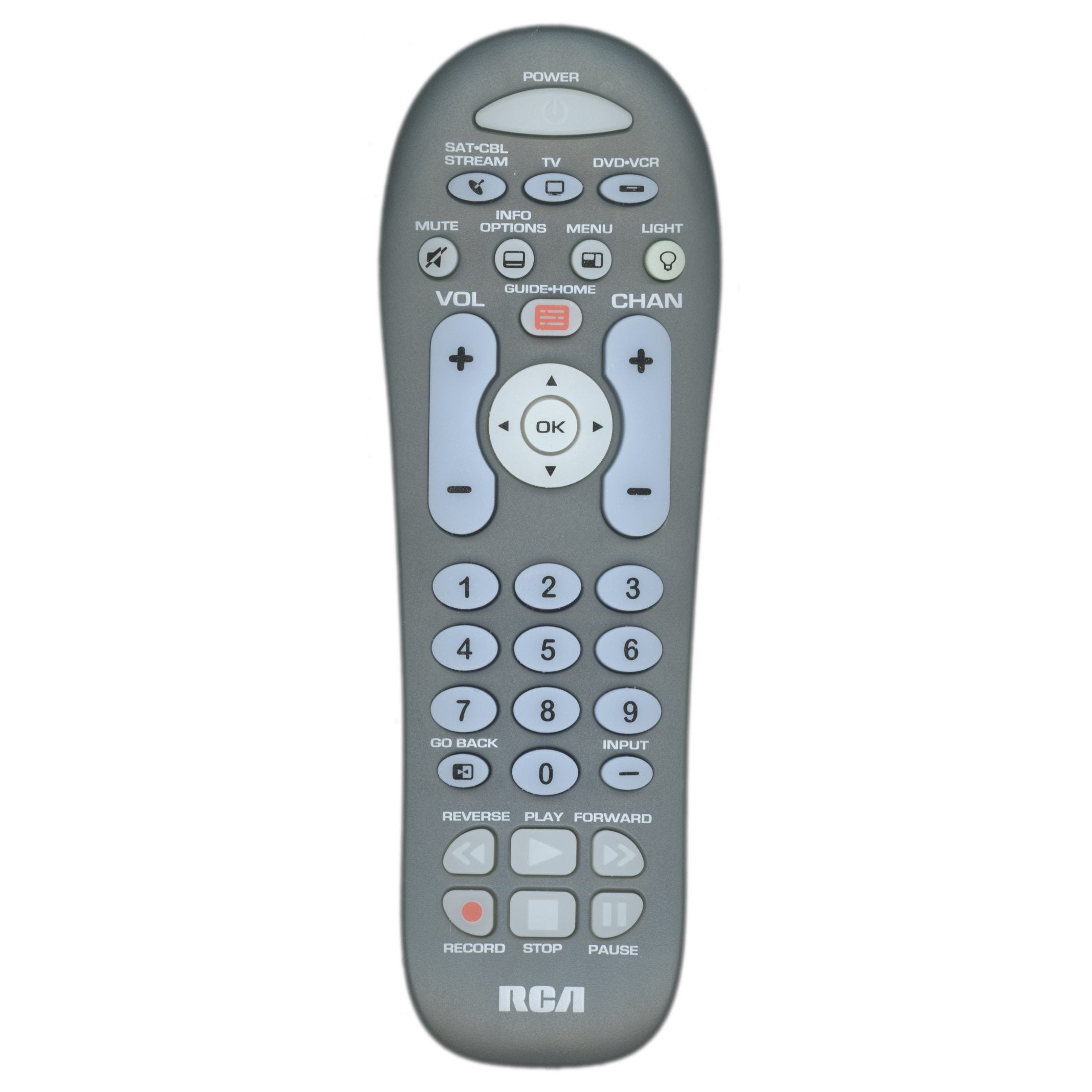 Control remoto universal RCA RCR314WR para 3 dispositivos