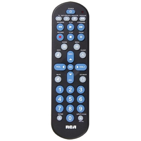 Control remoto universal RCA RCR4258N para 4 dispositivos