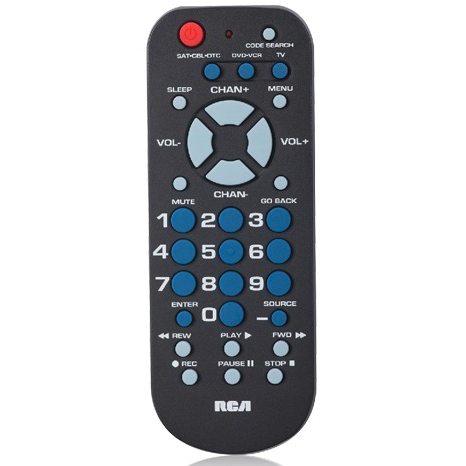 Control remoto universal RCA RCR503BZ para 3 dispositivos