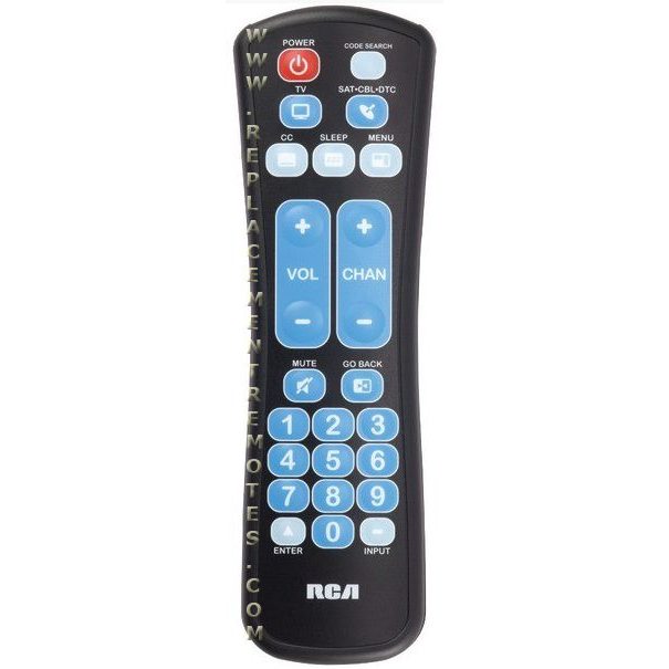 Control remoto universal RCA RCRHM02BR para 1 dispositivo