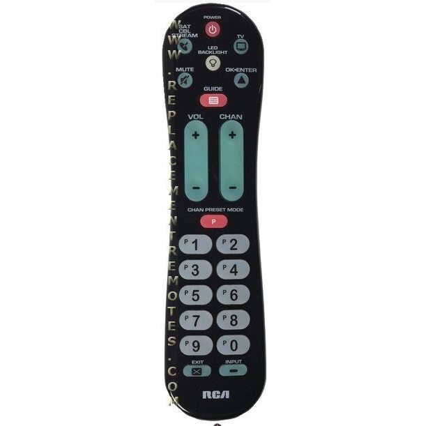 Control remoto universal RCA RCRPS02GR para 1 dispositivo
