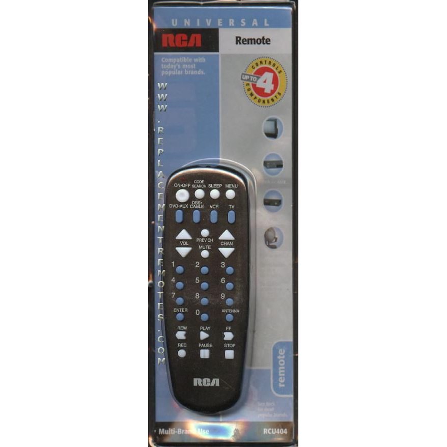 Control remoto universal RCA RCU404 para 4 dispositivos