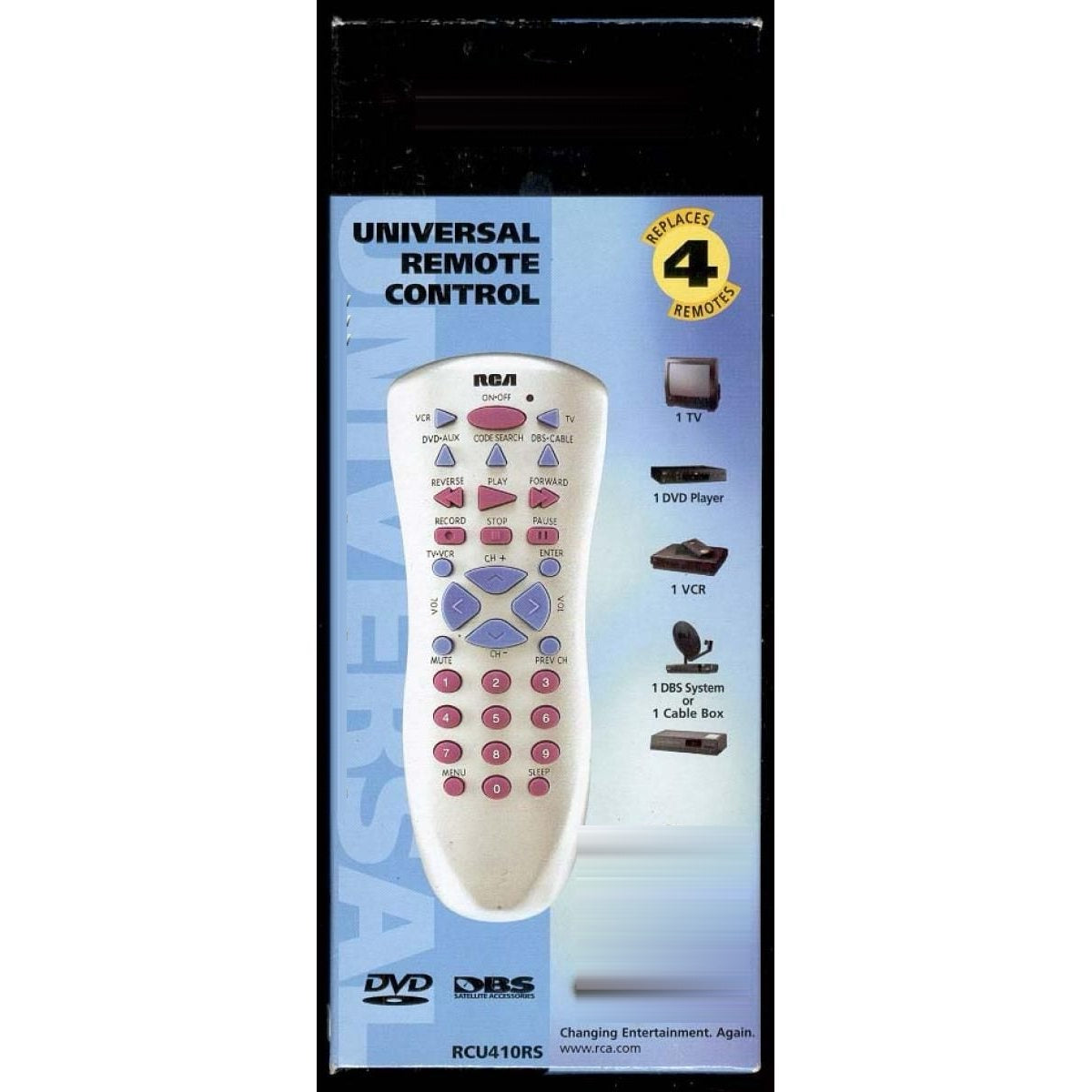 RCA RCU410RS 4-Device Universal Remote Control