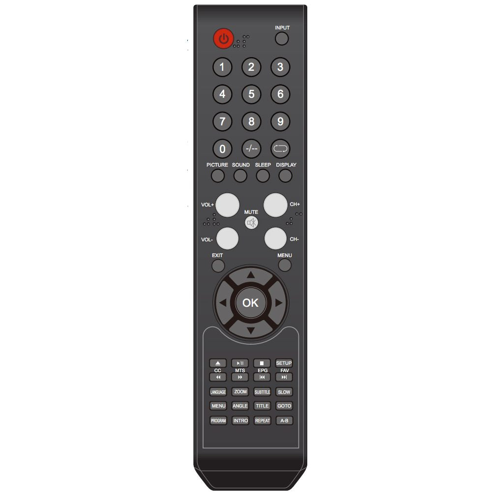 RCA RLEDV2238ABrem TV/DVD Remote Control