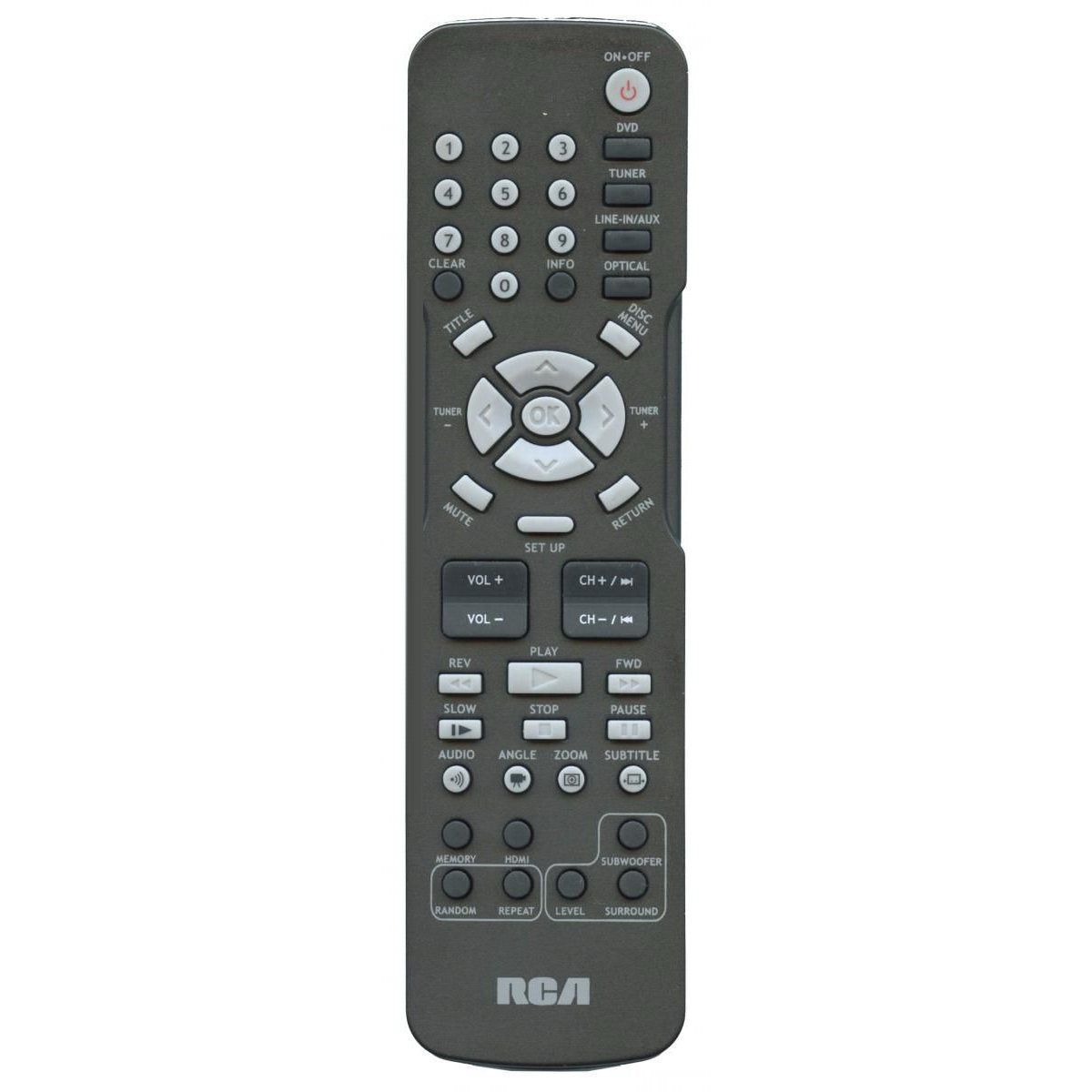 Control remoto para cine en casa RCA RCR192AA10