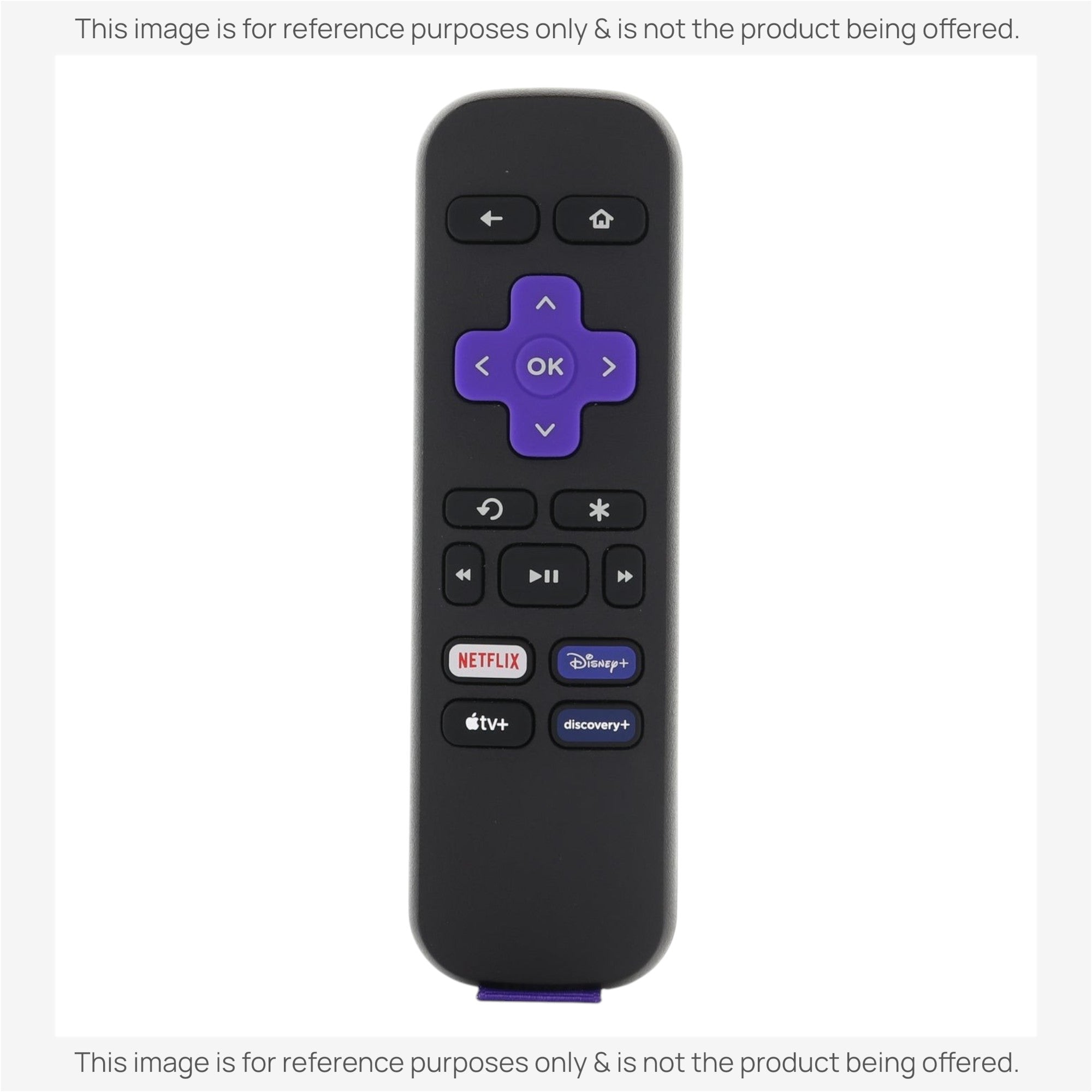 Télécommande de streaming Roku RC-ALIR EXPRESS | Netflix | Disney+ | Apple TV+ | Discovery+ - 3226001237