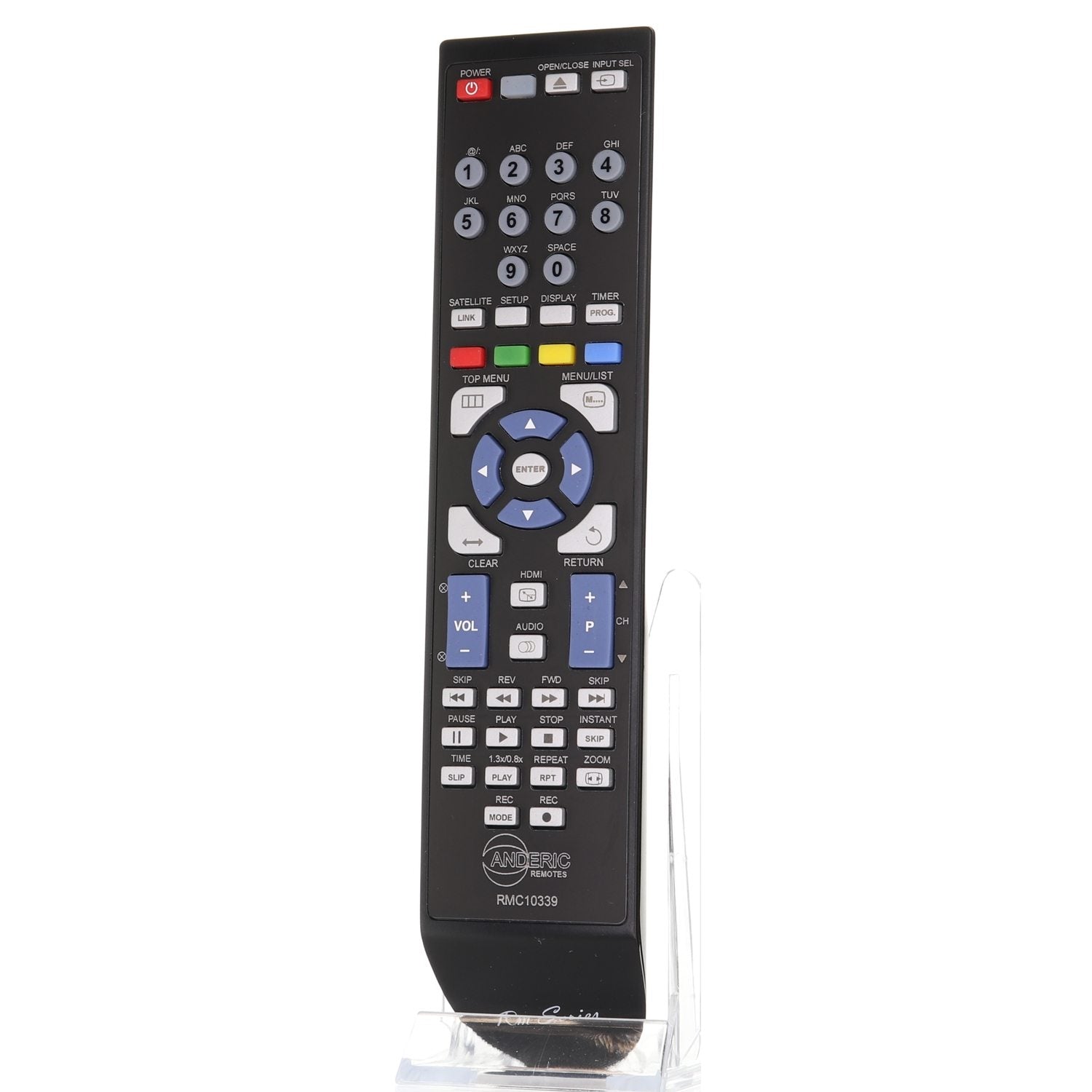 Control remoto Anderic SER0265 para grabadora de video digital Toshiba DVDR - RMC10339