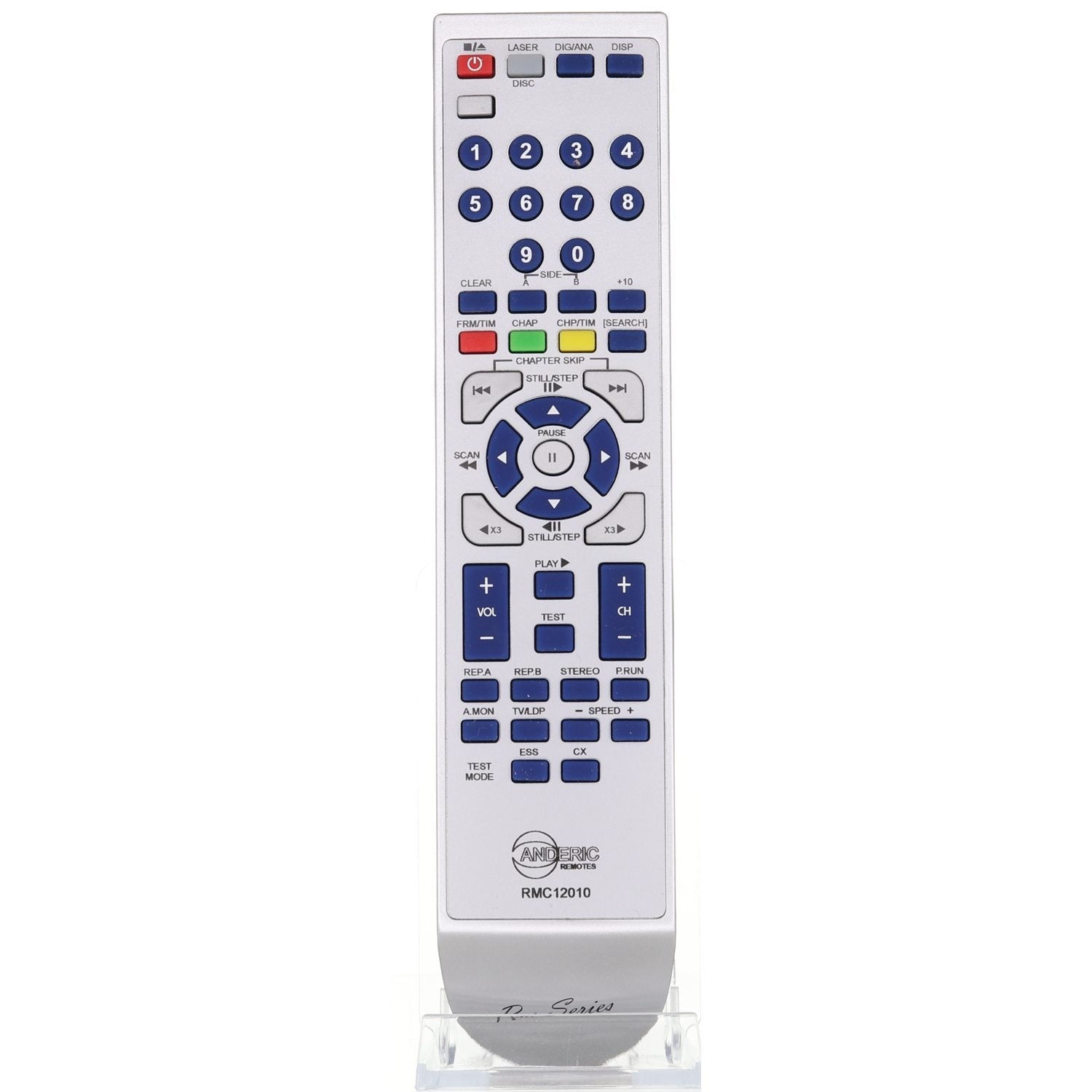 Anderic RMC12010 Replacement Service Laser Disc Remote Control for Pioneer | GGF138150, J6090113A, GGF1595