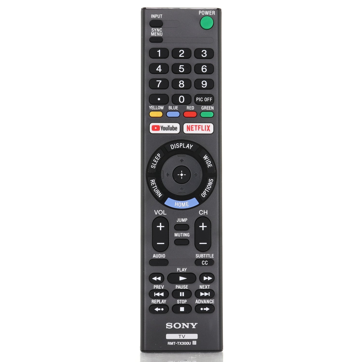 Sony RMT-TX300U SMART TV Remote Control | Netflix | Youtube - 1-493-312-12