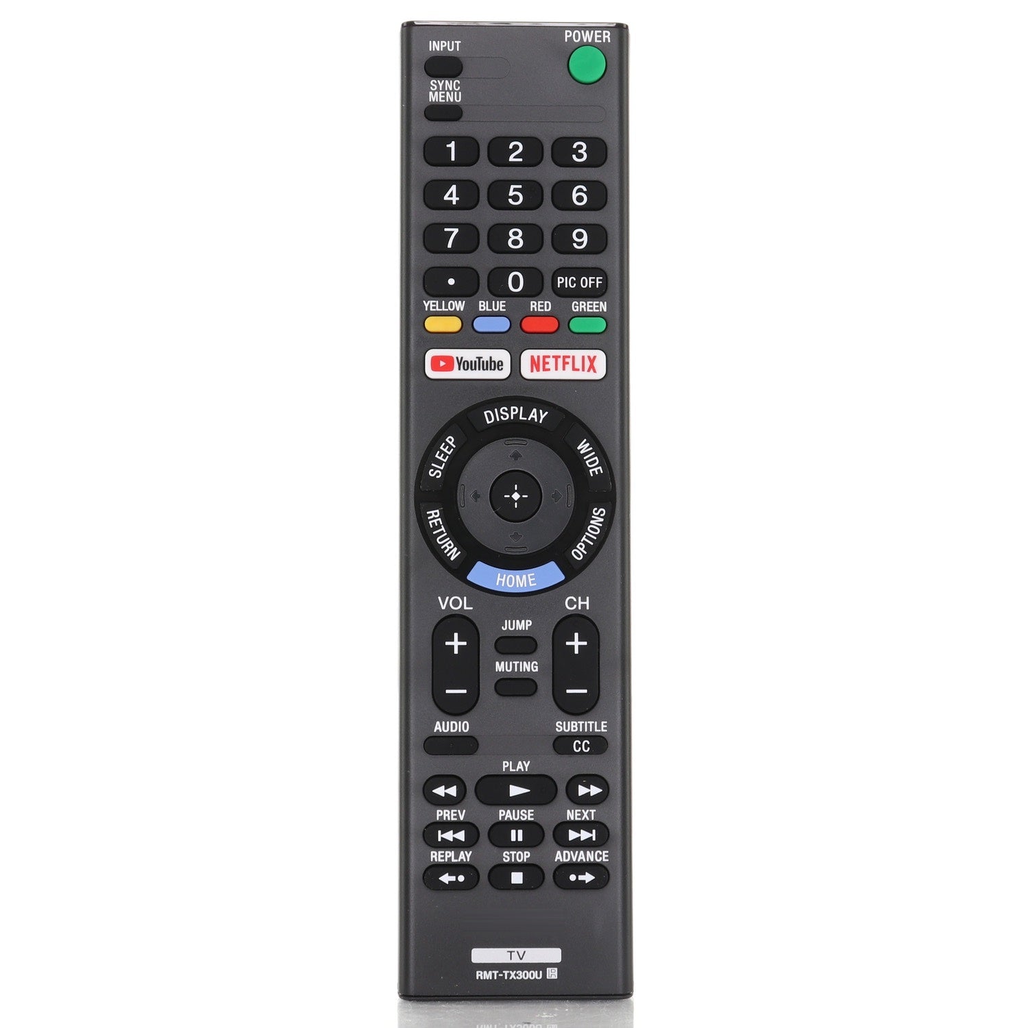 Sony RMT-TX300U SMART TV Remote Control | Netflix | Youtube - 1-493-312-12
