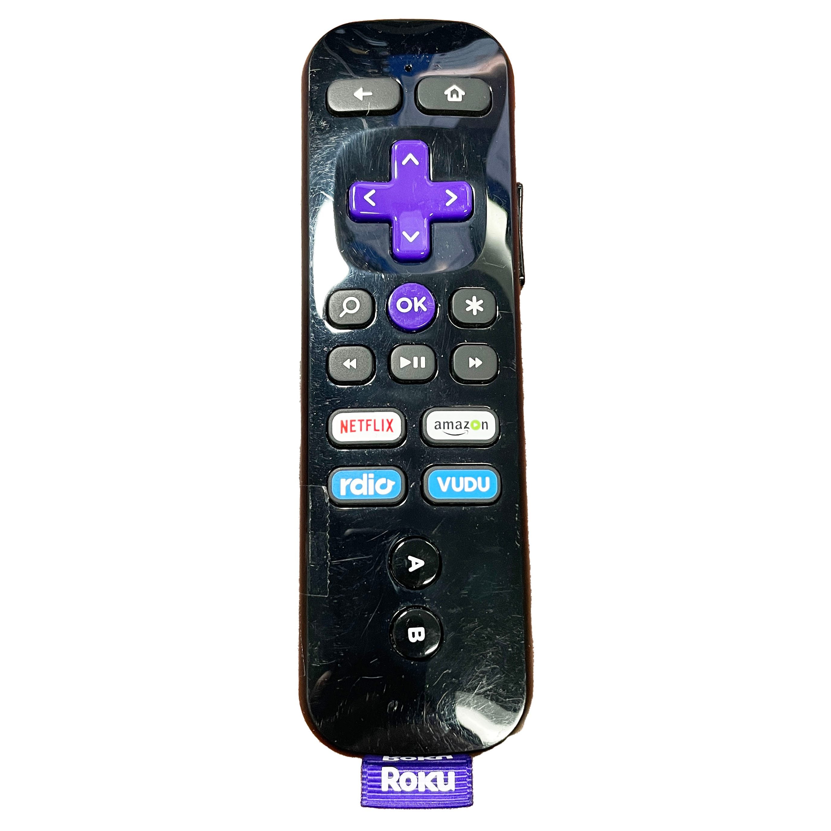 Roku RC36 Streaming Remote Control | RF | Headphones | A/B | Netflix | Amazon | rdio | vudu - 3226000107