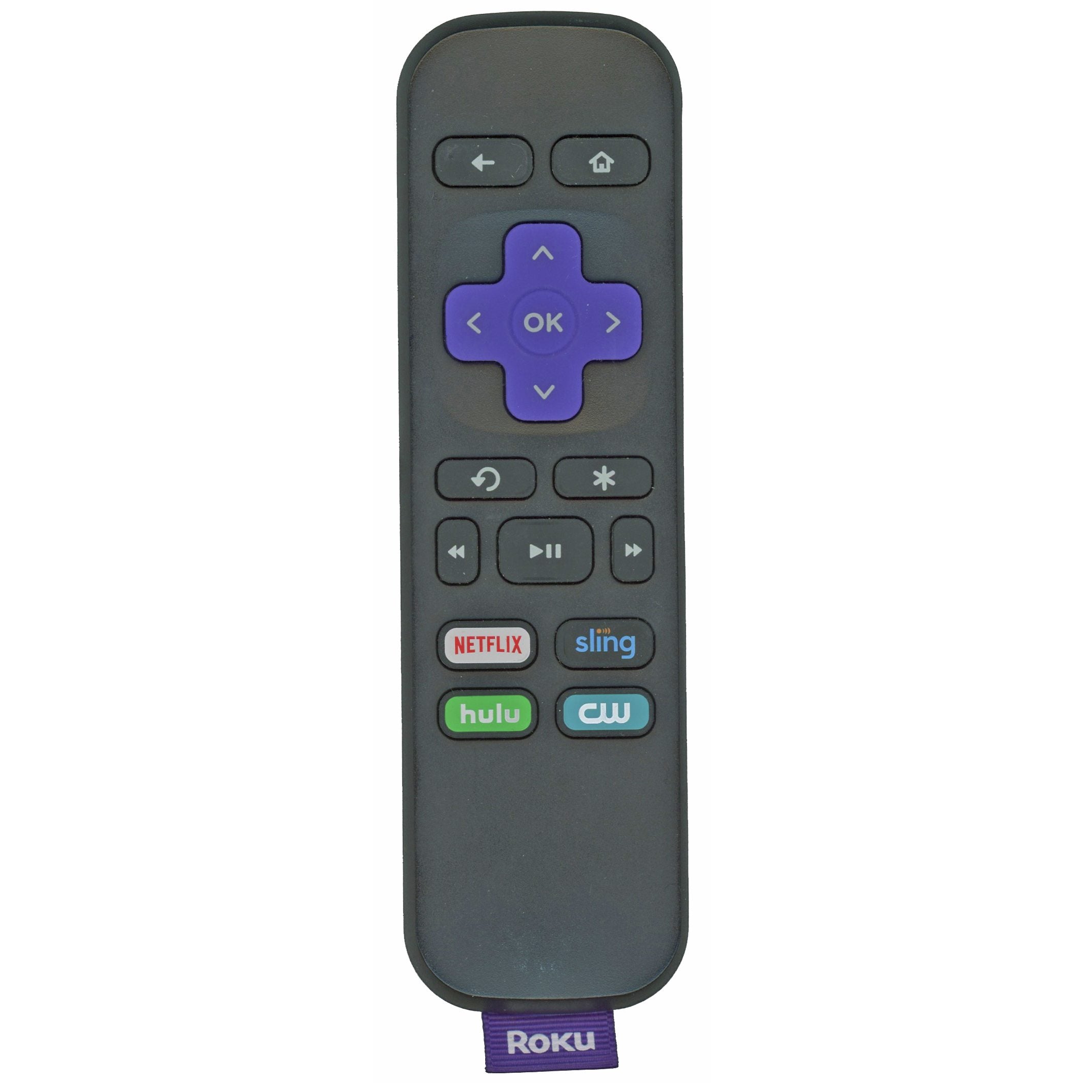 Roku RC-ALIR Roku TV Remote Control | Netflix | Sling | Hulu | CW - 3226000438