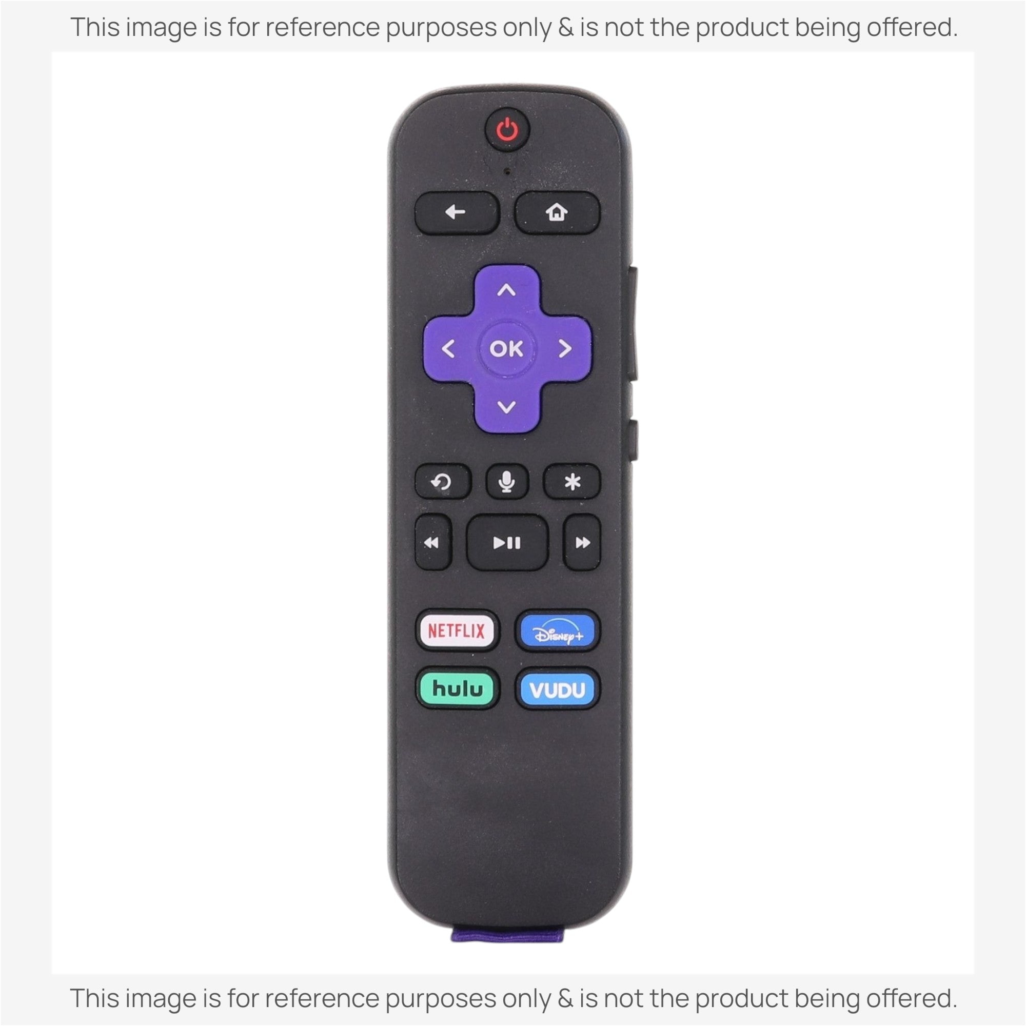 Télécommande Roku RC-EL1 pour Stick de streaming | Vocale | RF et IR | Netflix | Hulu | Disney+ | Vudu - 3226000679